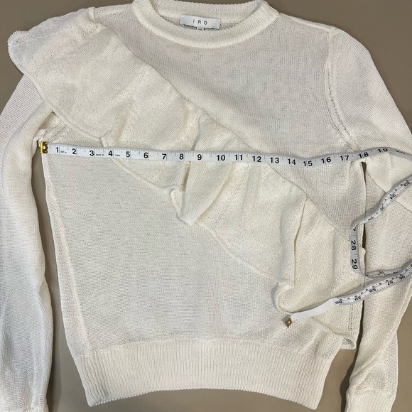 IRO Raja Ruffled Sweater Size XS - Picture 10 of 11